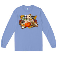 Colony Blue Fall Barn Owl Long Sleeve Tee - LillyAllenDesigns