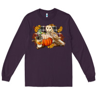 Plum Fall Barn Owl Long Sleeve Tee - LillyAllenDesigns