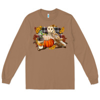 Toasted Coconut Fall Barn Owl Long Sleeve Tee - LillyAllenDesigns