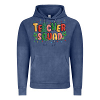 Vintage Denim teacher squad Vintage Hoodie - MaliasSmallBusiness