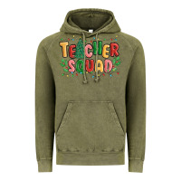 Vintage Olive teacher squad Vintage Hoodie - MaliasSmallBusiness