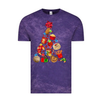 Cloud Purple mexican christmas tree Vintage Tee - MaliasSmallBusiness