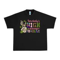 Black somebody's high maintenance  problem Urban Heavy Tee - JahusDesignShop