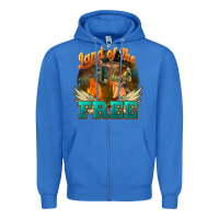 True Royal Land of the free 4th of july Zipper Hoodie - HowdyJamesFarm