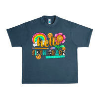 Midnight Navy hello fifth grade Urban Heavy Tee - NancyCooperArtShop