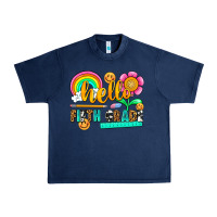 Navy hello fifth grade Urban Heavy Tee - NancyCooperArtShop
