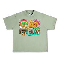 Oil Green hello fifth grade Urban Heavy Tee - NancyCooperArtShop