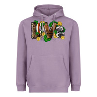 Lavender Western love St. Patrick's Day Heavyweight Hoodie - CowGirlArtShop