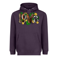 Plum Western love St. Patrick's Day Heavyweight Hoodie - CowGirlArtShop