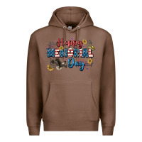 Chestnut Happy memorial day 4th of july Premium Hoodie - CowGirlArtShop