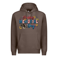 Coffee Happy memorial day 4th of july Premium Hoodie - CowGirlArtShop