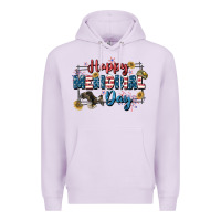 Lilac Happy memorial day 4th of july Premium Hoodie - CowGirlArtShop