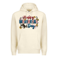 Sandshell Happy memorial day 4th of july Premium Hoodie - CowGirlArtShop