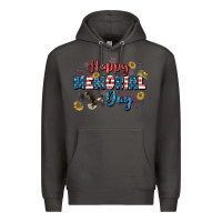 Smoke Happy memorial day 4th of july Premium Hoodie - CowGirlArtShop