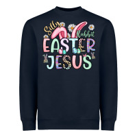 Navy silly rabbit easter jesus Heavyweight Sweatshirt - Artiststas
