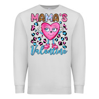 Dove Grey mama's valentine olivia Premium Sweatshirt - OliviaCreatesArt