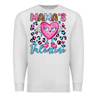 Oatmeal Heather mama's valentine olivia Premium Sweatshirt - OliviaCreatesArt