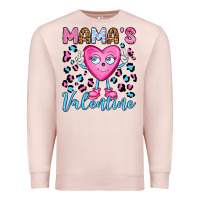 Pale Pink mama's valentine olivia Premium Sweatshirt - OliviaCreatesArt
