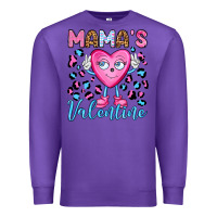Purple mama's valentine olivia Premium Sweatshirt - OliviaCreatesArt