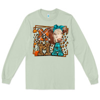 Matcha Western Fall Cow Mama Long Sleeve Tee - LillyAllenDesigns