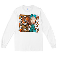White Western Fall Cow Mama Long Sleeve Tee - LillyAllenDesigns