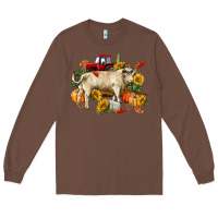 Chestnut Fall charolais bull Long Sleeve Tee - RanaPortraitStore