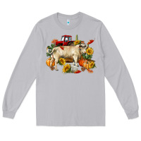 Moon Dust Fall charolais bull Long Sleeve Tee - RanaPortraitStore