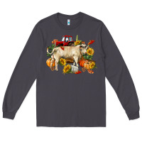 Smoke Fall charolais bull Long Sleeve Tee - RanaPortraitStore