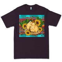Plum western chicks coop animals sunflowers cactus serape leopard turquoise Premium Tee - Artiststas
