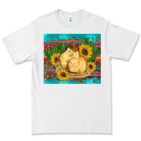 White western chicks coop animals sunflowers cactus serape leopard turquoise Premium Tee - Artiststas