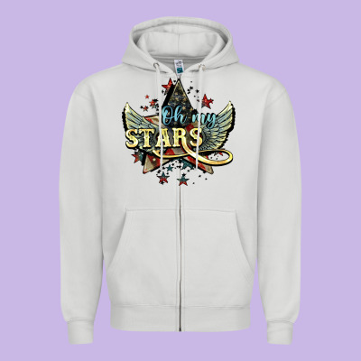 Oh My Stars America Wings 4th Of July Zipper Hoodie Designed By Howdyjamesfarm