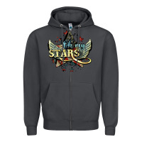 Smoke Oh my stars America wings 4th of july Zipper Hoodie - HowdyJamesFarm