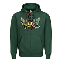 Sports Green Oh my stars America wings 4th of july Zipper Hoodie - HowdyJamesFarm