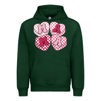 Forest Green mama candy hearts Urban Hoodie - LillyAllenDesigns