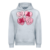 Heather Grey mama candy hearts Urban Hoodie - LillyAllenDesigns