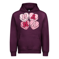 Mauve Wine mama candy hearts Urban Hoodie - LillyAllenDesigns