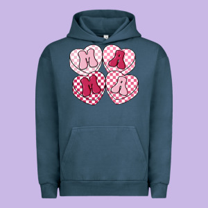 Mama Candy Hearts Urban Hoodie Designed By Lillyallendesigns