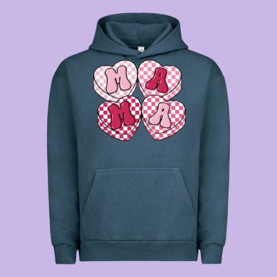 Mama Candy Hearts Urban Hoodie Designed By Lillyallendesigns
