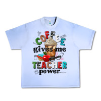 Grape Ice coffee gives me teacher power Urban Heavy Tee - NancyCooperArtShop
