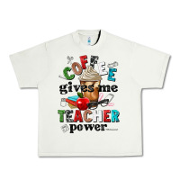 Pistachio coffee gives me teacher power Urban Heavy Tee - NancyCooperArtShop