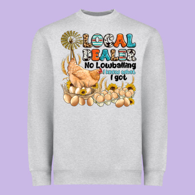Local Dealer No Lowballing I Know What I Got Heavyweight Sweatshirt Designed By Artiststas