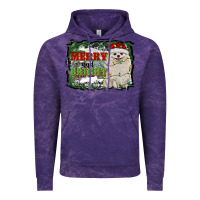 Cloud Purple merry and bright pomeranian Vintage Hoodie - RanaPortraitStore