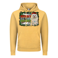 Vintage Mustard merry and bright pomeranian Vintage Hoodie - RanaPortraitStore