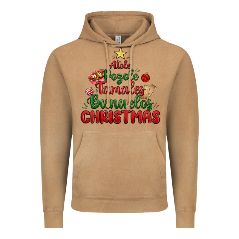 Atole Pozole Mexican Christmas Vintage Hoodie by MaliasSmallBusiness | Teevron