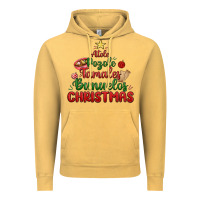 Vintage Mustard atole pozole mexican christmas Vintage Hoodie - MaliasSmallBusiness