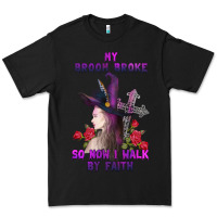 Black my broom broke Premium Tee - AdoDesignShop