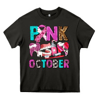 Asphalt pink october Heavy Core Tee - AdoDesignShop