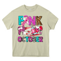 Mossy pink october Heavy Core Tee - AdoDesignShop