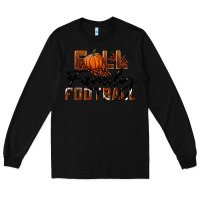 Black Fall Family Football Long Sleeve Tee - LillyAllenDesigns