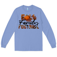 Colony Blue Fall Family Football Long Sleeve Tee - LillyAllenDesigns
